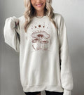 Mushroom Sweatshirt, Mushroom Sweatshirt, Spiritual Sweatshirt,  Gift for Her, Spiritual Moon Phase Hoodie and Sweater;...