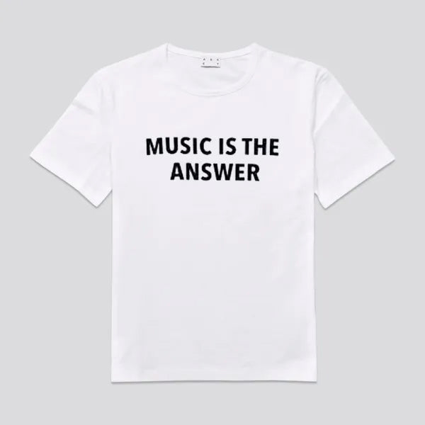 Music Is The Answer T-shirt Hoodie, Sweatshirt | PureTeeCo.com