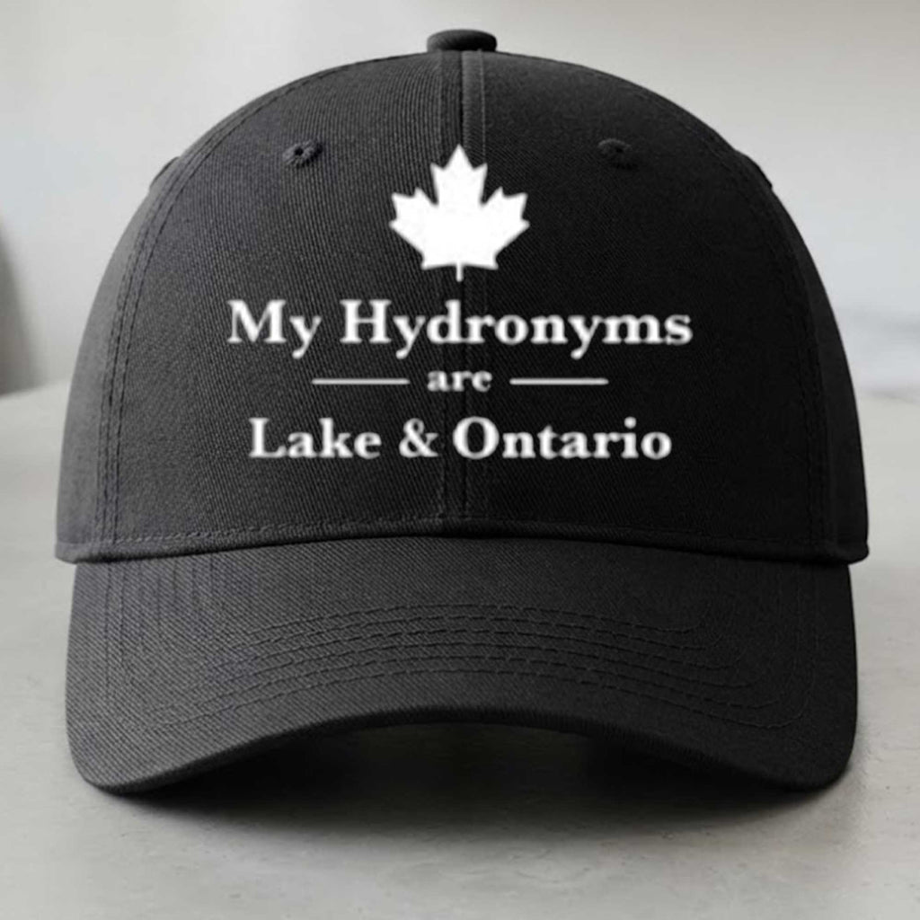 My Hydronyms Are Lake & Ontario Hat