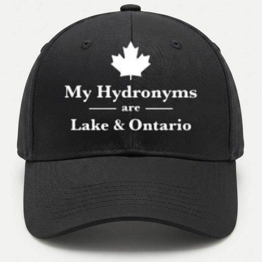 My Hydronyms Are Lake & Ontario Hat