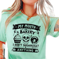 My Mouth Isn't a Bakery, I Don't Sugarcoat Anything Unisex T-Shirt Hoodie, Sweatshirt | PureTeeCo.com