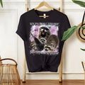 My Pain Is Chronic Raccon Vintage Shirt, 90s Raccoon Shirt, Funny Retro Raccoon Shirt, Weird Shirt, Meme Shirt Cotton...