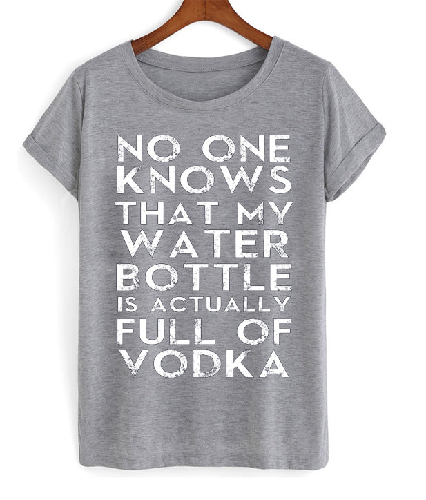 My Water Bottle Is Full Of Vodka T-shirt Hoodie, Sweatshirt | PureTeeCo.com