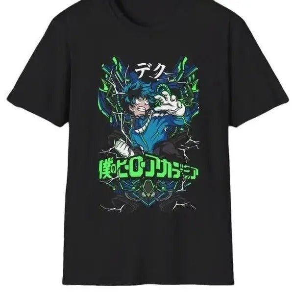 My hero academia T-shirt, Izuku Midoriya shirt, Webtoon Unisex shirt Hoodie, Sweatshirt | PureTeeCo.com
