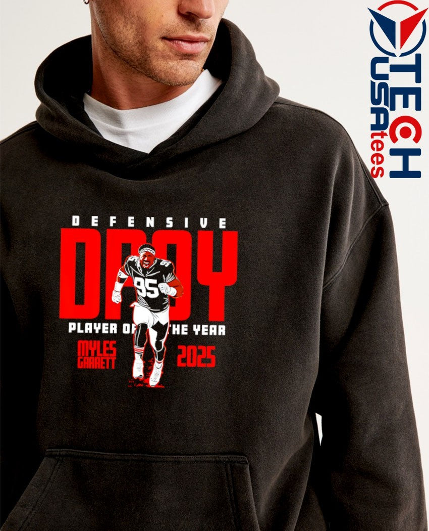 Myles Garrett Cleveland Browns 2025 Defensive Player of the Year shirt