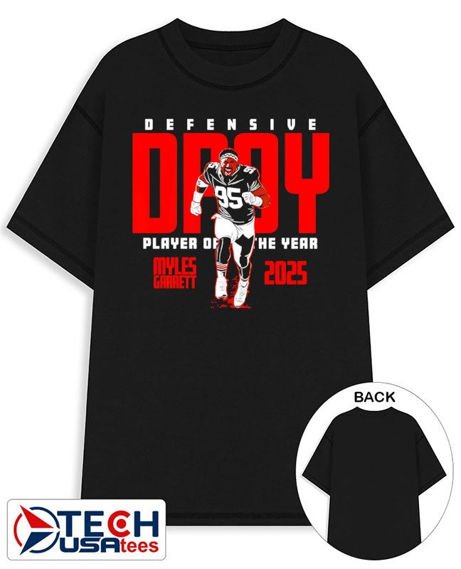 Myles Garrett Cleveland Browns 2025 Defensive Player of the Year shirt