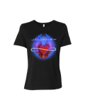 Black Heart Infinity Wings Ladies Tee Hoodie, Sweatshirt | PureTeeCo.com