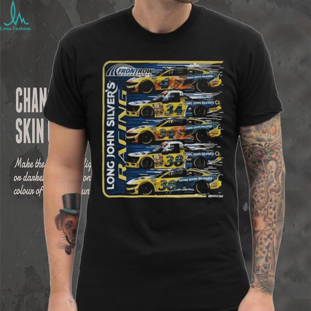 NASCAR Stock Cars Front Row Motorsports Long John Silver’s Racing Driver Shirt