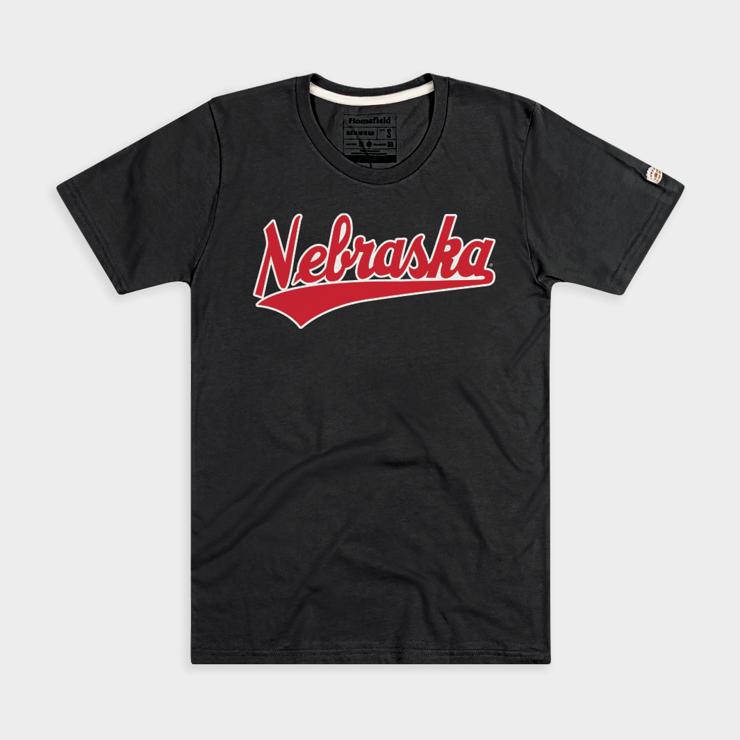 Nebraska Volleyball Script Tee Hoodie, Sweatshirt | PureTeeCo.com