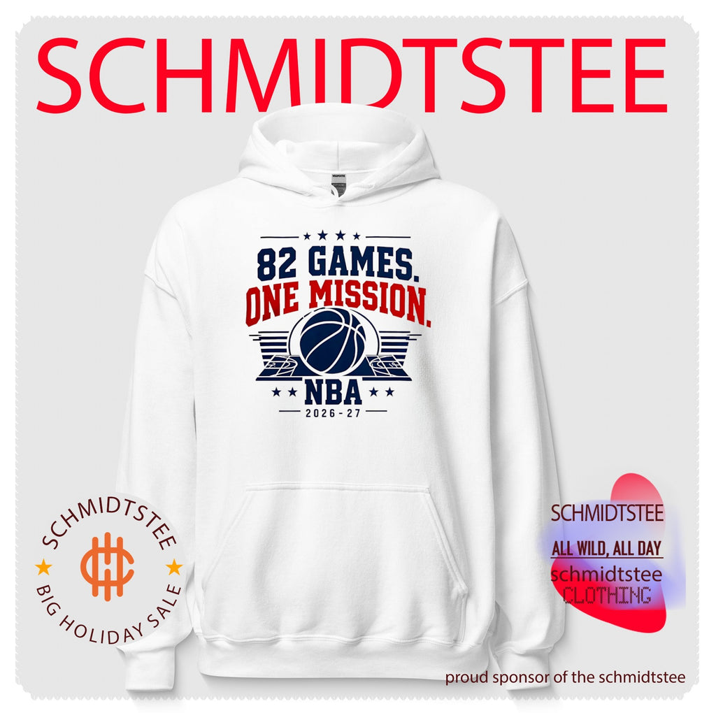 NBA 2026 2027 82 Games One Mission Basketball Court shirt