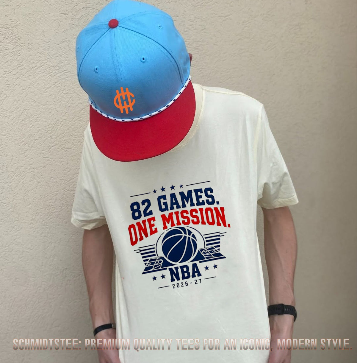 NBA 2026 2027 82 Games One Mission Basketball Court shirt