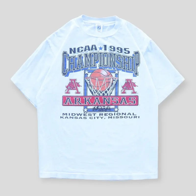 NCAA 1995 Championship Midwest Regional Arkansas Razorbacks Tee Vintage Shirt Hoodie, Sweatshirt | PureTeeCo.com