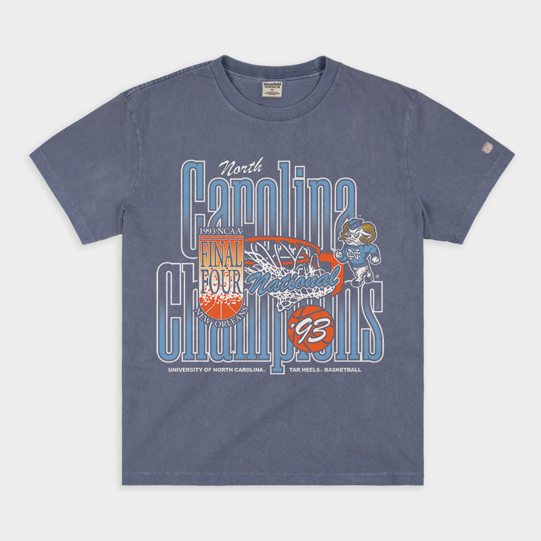 UNC Men's Basketball 1993 National Champions Heavyweight Tee Style001 Hoodie, Sweatshirt | PureTeeCo.com