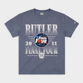 Butler Bulldogs 2011 Final Four Heavyweight Tee Hoodie, Sweatshirt | PureTeeCo.com (Image 1)