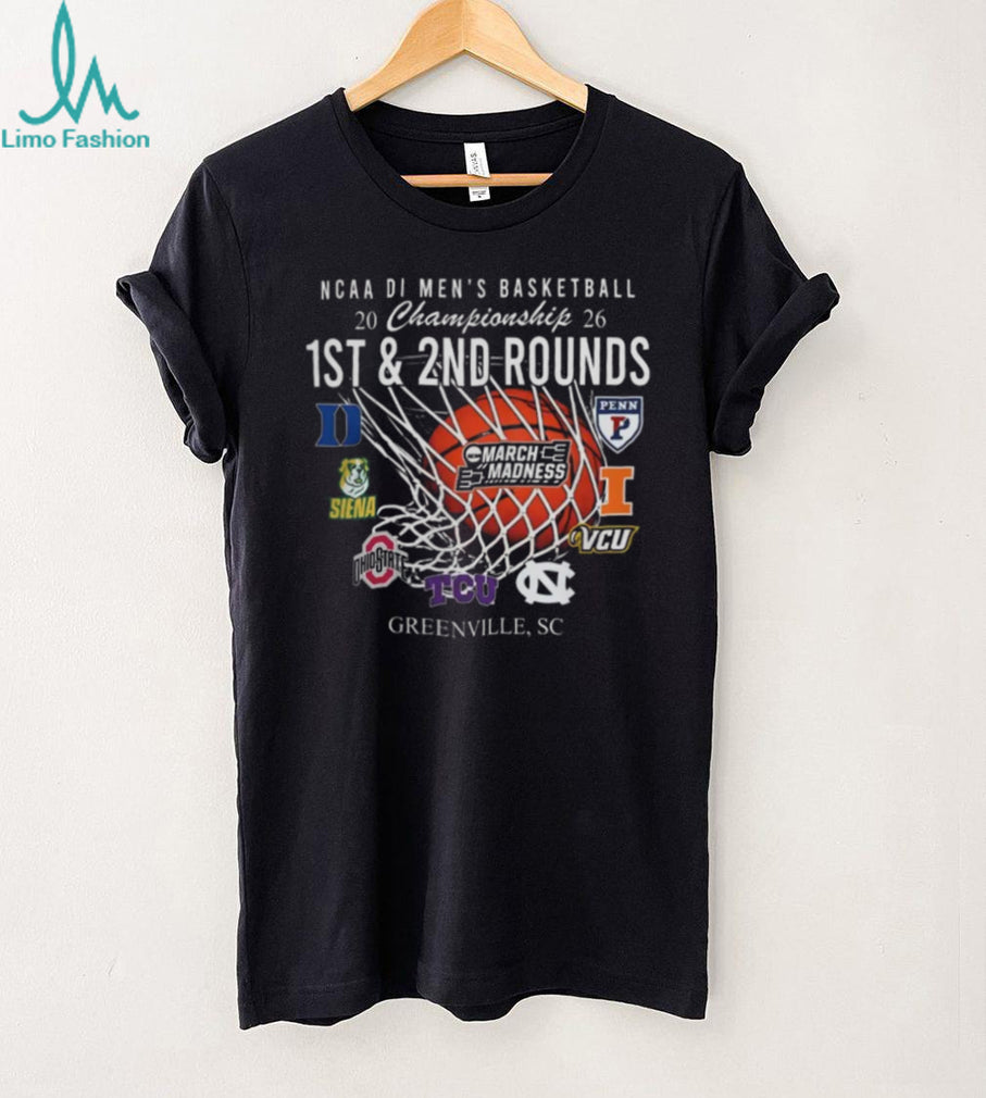 NCAA DI Men’s Basketball 1st 2nd Rounds Greenville Championship Shirt