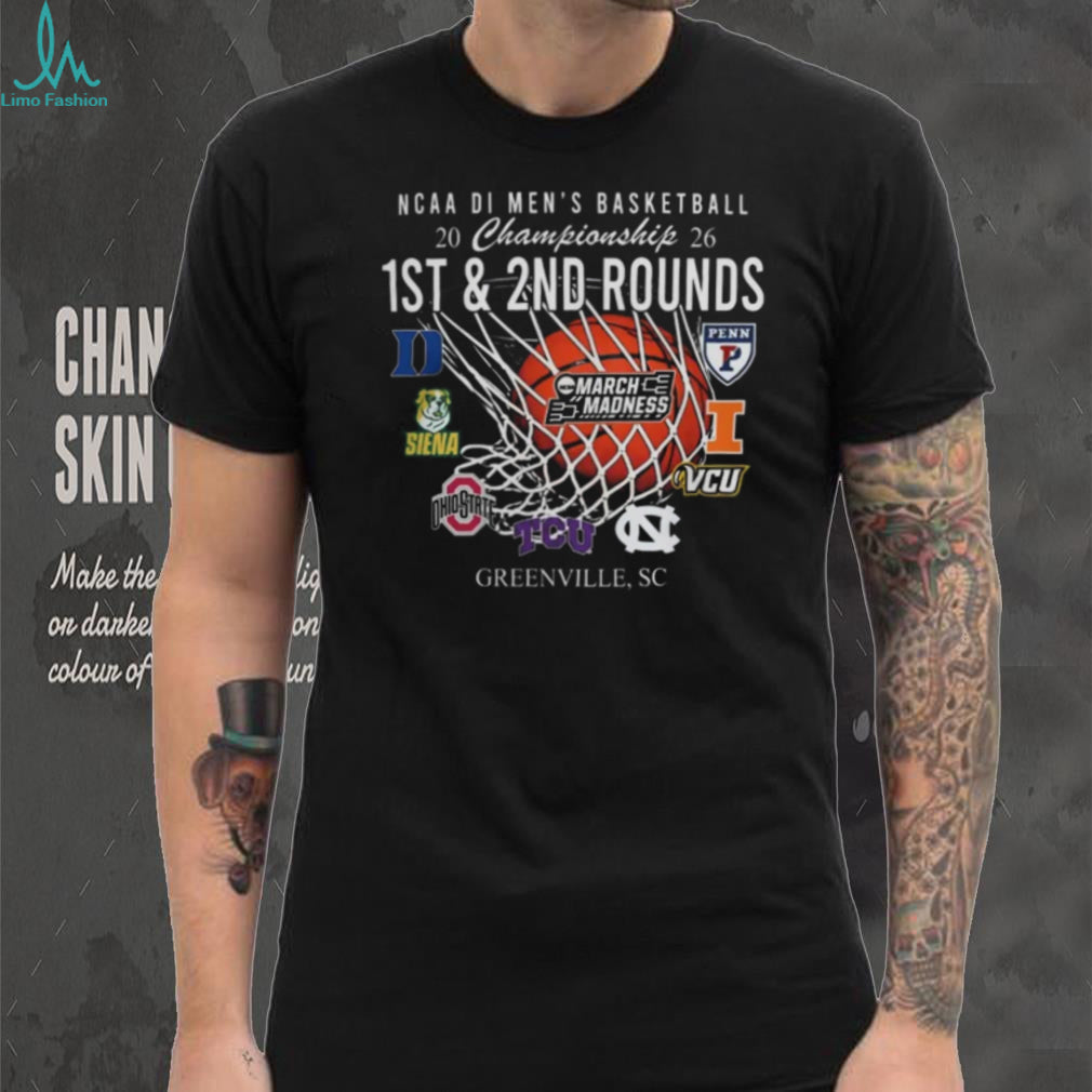 NCAA DI Men’s Basketball 1st 2nd Rounds Greenville Championship Shirt