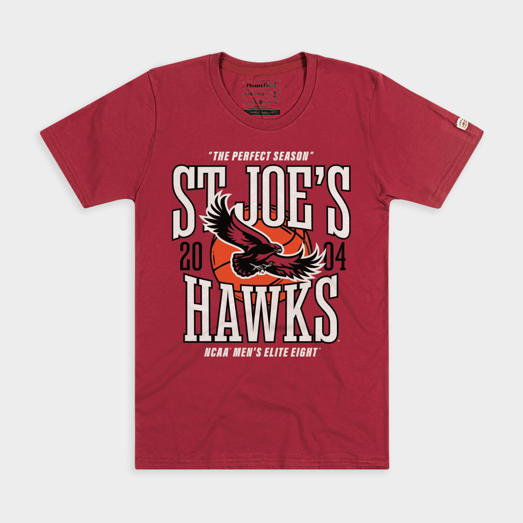 Saint Joseph's Hawks 2004 Elite Eight Tee Style001 Hoodie, Sweatshirt | PureTeeCo.com