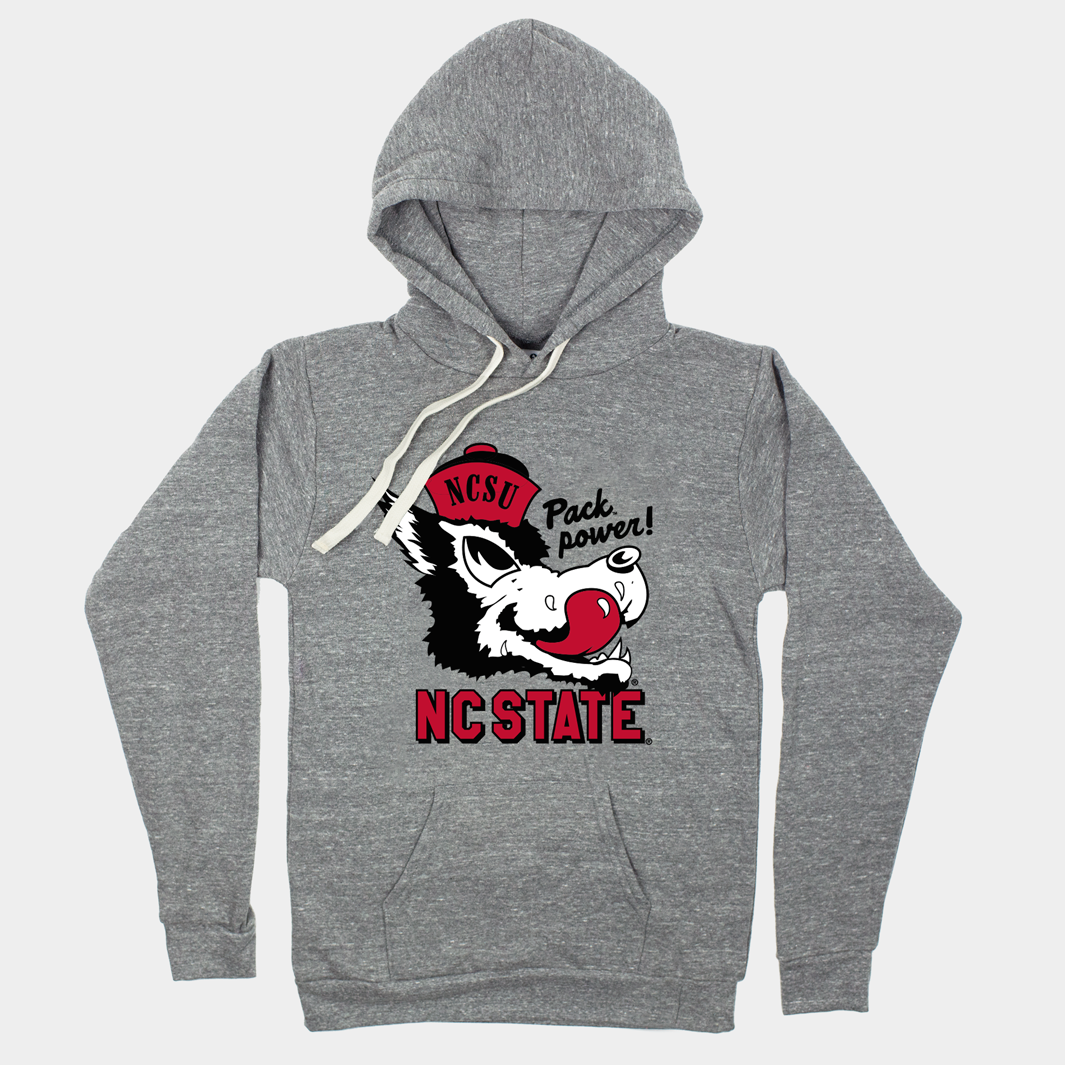 Vintage NC State Slobbering Wolf Hoodie Style001 T-Shirts, Sweatshirt | PureTeeCo.com