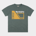 NDSU Bison Hockey Vintage Heavyweight Tee Hoodie, Sweatshirt | PureTeeCo.com (Image 1)