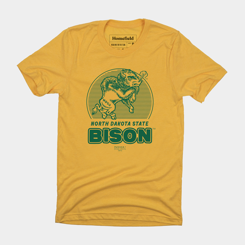 Vintage North Dakota State Bison Tee Style001 Hoodie, Sweatshirt | PureTeeCo.com