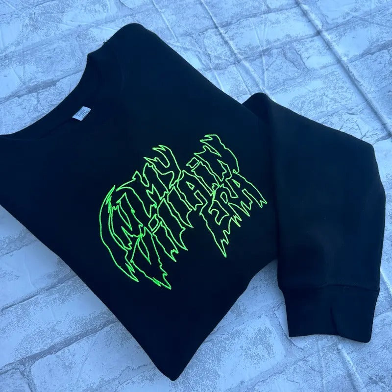 NEW In My Villain Era TM Embroidered Crewneck Sweatshirt Menswear Stylish T-Shirts, Hoodie | PureTeeCo.com