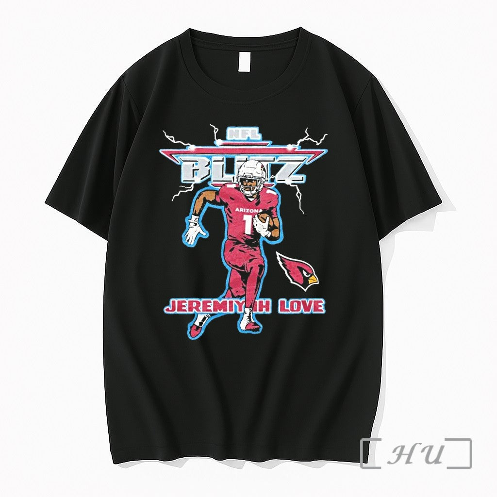 Nfl Blitz Cardinals Jeremiyah Love Tshirts Sweater Hoodie Jpg