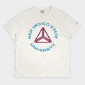 New Mexico State University Vintage Heavyweight Tee Hoodie, Sweatshirt | PureTeeCo.com (Image 1)