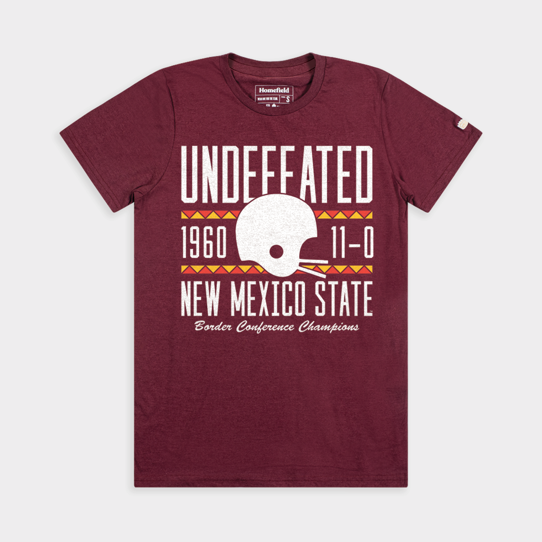 New Mexico State Football 1960 Undefeated Tee Hoodie, Sweatshirt | PureTeeCo.com