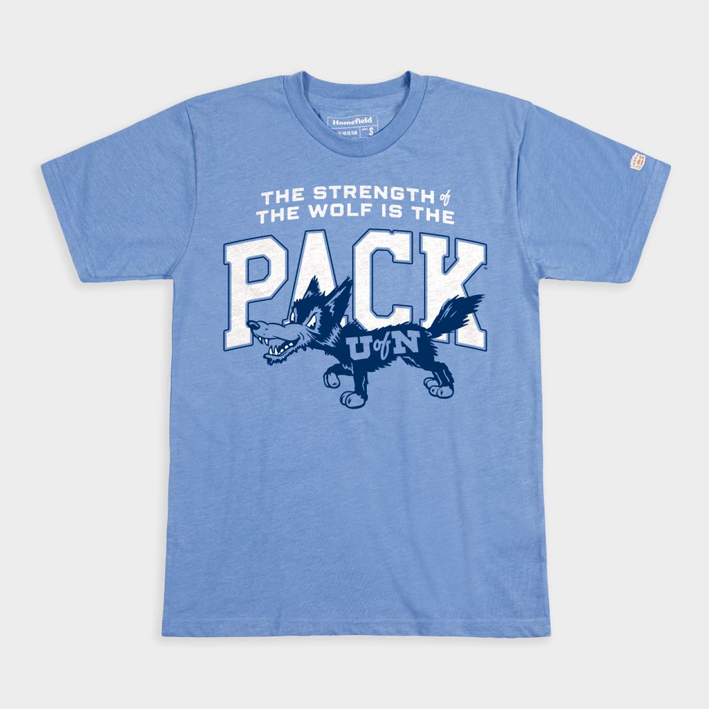 Nevada Wolf Pack "Strength of the Wolf" Tee Hoodie, Sweatshirt | PureTeeCo.com (Image 1)