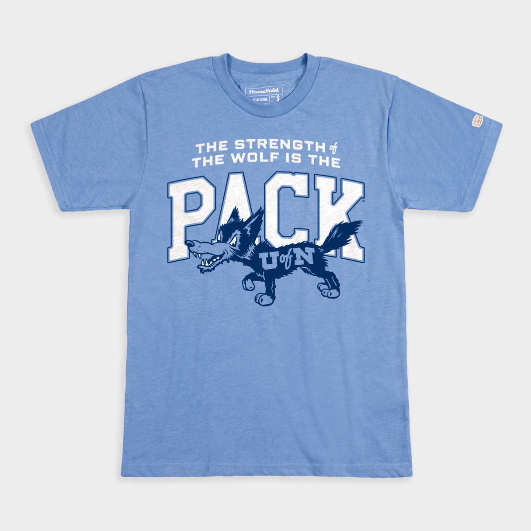 Nevada Wolf Pack "Strength of the Wolf" Tee Hoodie, Sweatshirt | PureTeeCo.com (Image 1)