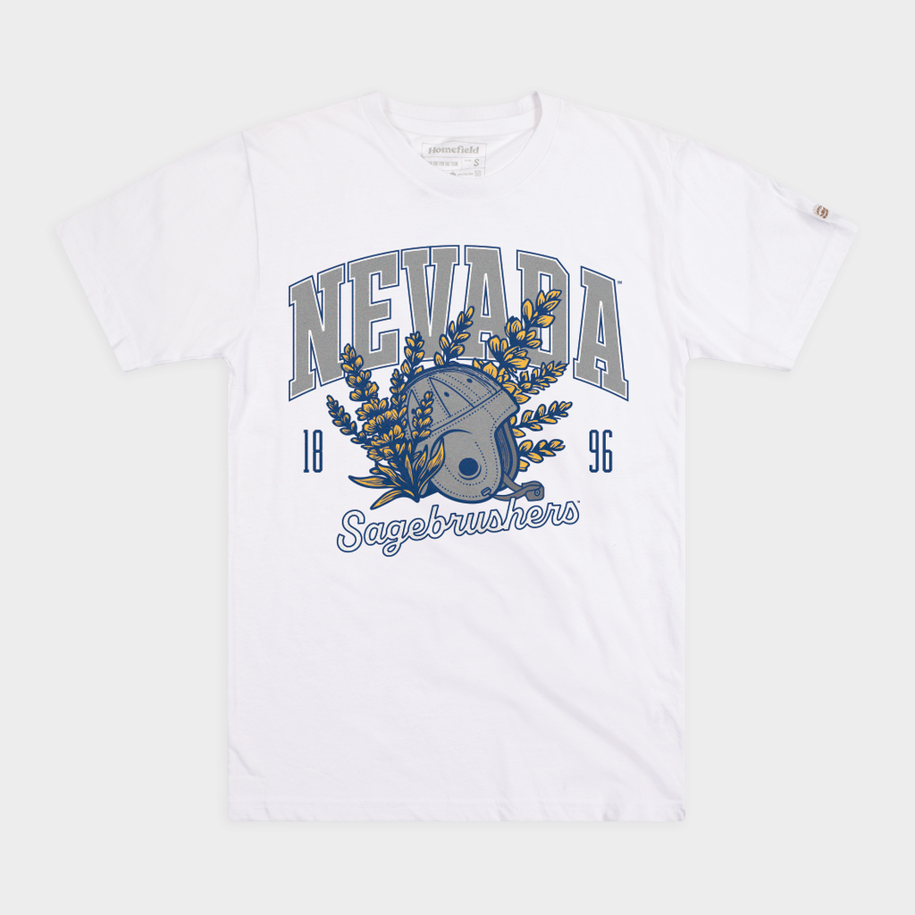 Nevada Football Est. 1896 Sagebrushers Retro Tee Hoodie, Sweatshirt | PureTeeCo.com (Image 1)