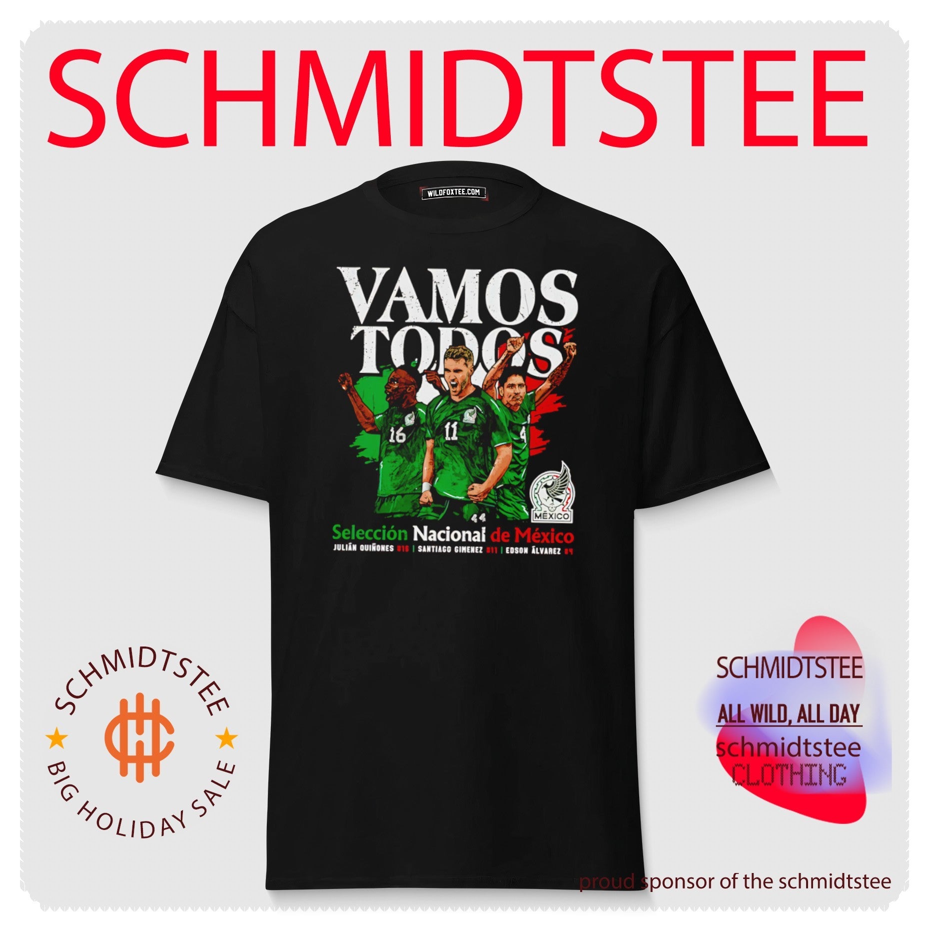 Mexico National Team Quinones Gimenez & Alvarez shirt