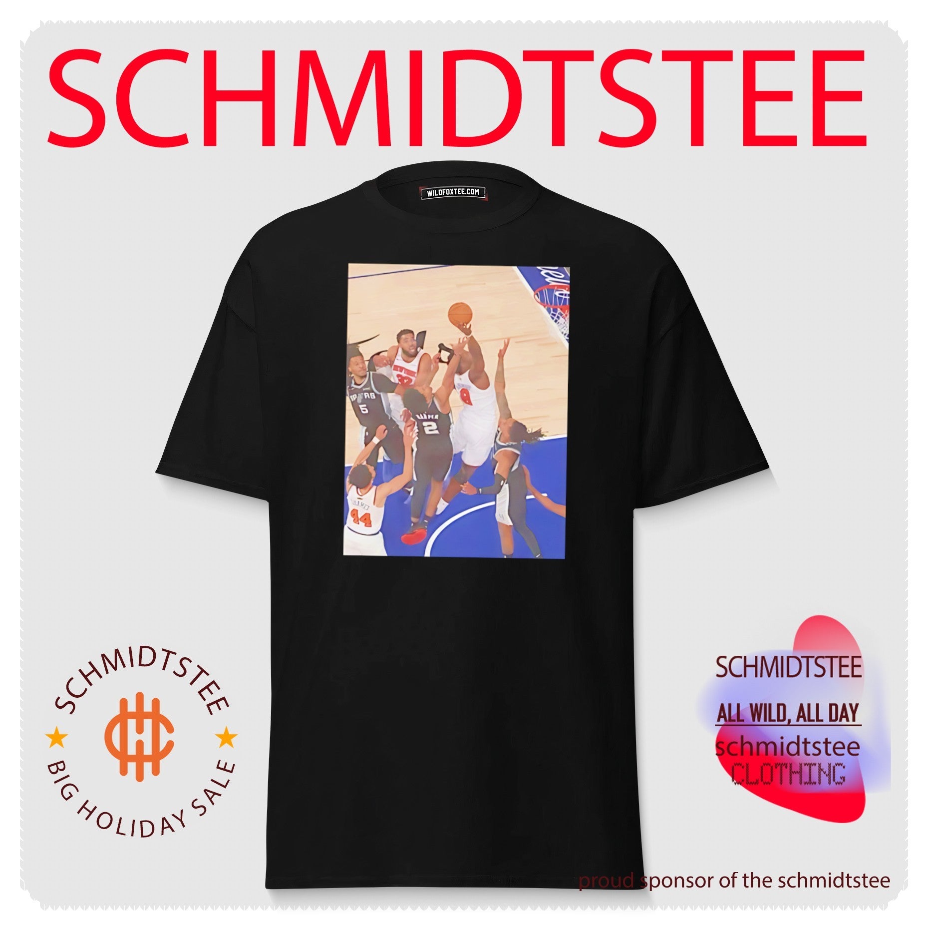 NY Knick vs San Antonio Spurs OG Anunoby the dunk shirt