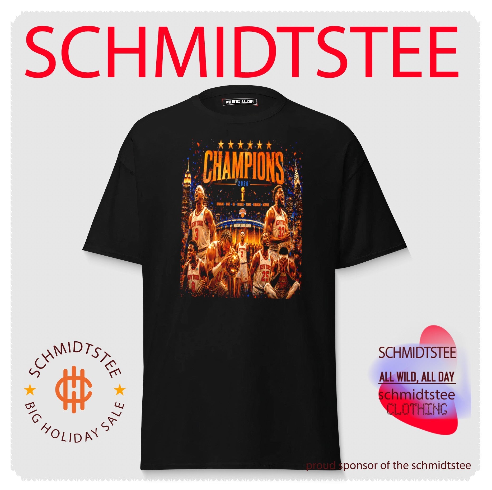 NY Knicks Champions 2026 poster shirt