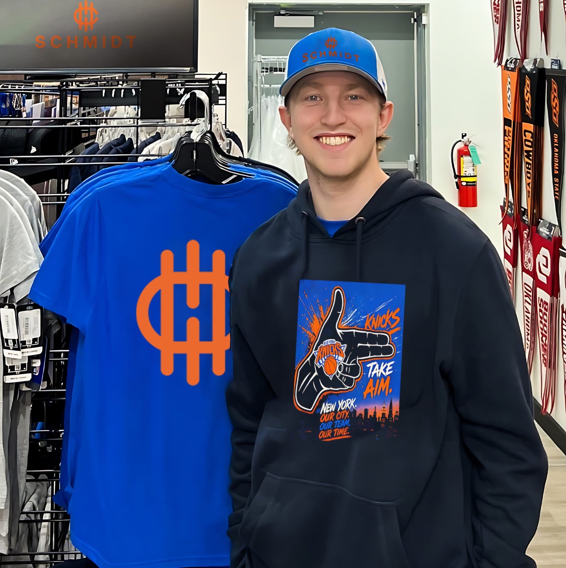 NY Knicks take aim New York our city our team our time shirt