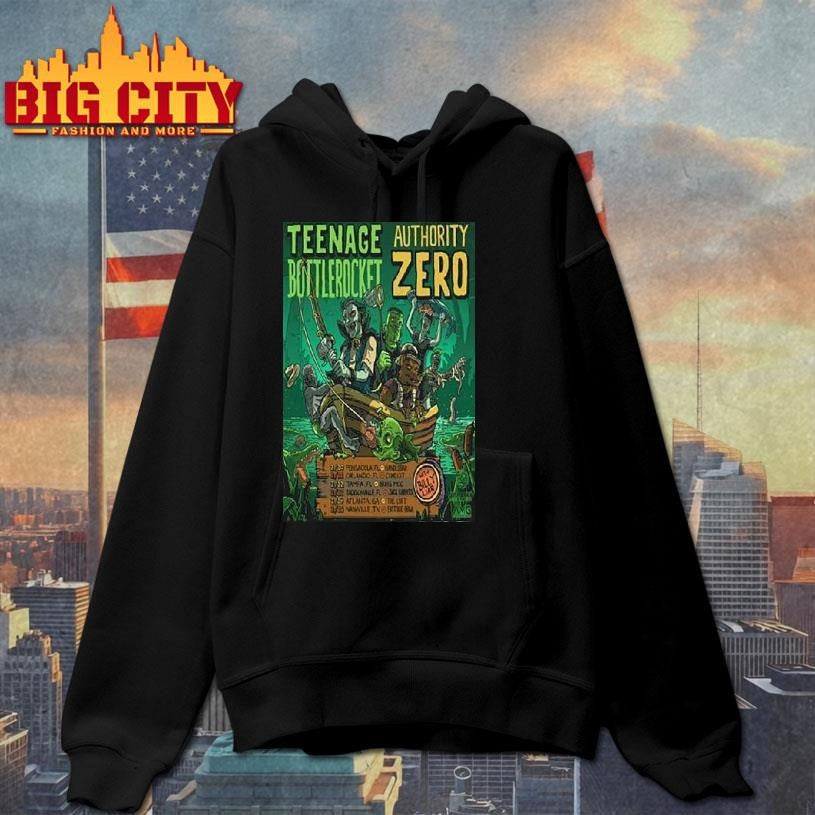 Nage Bottlerocket Authority Zero February Tour 2026 Shirt