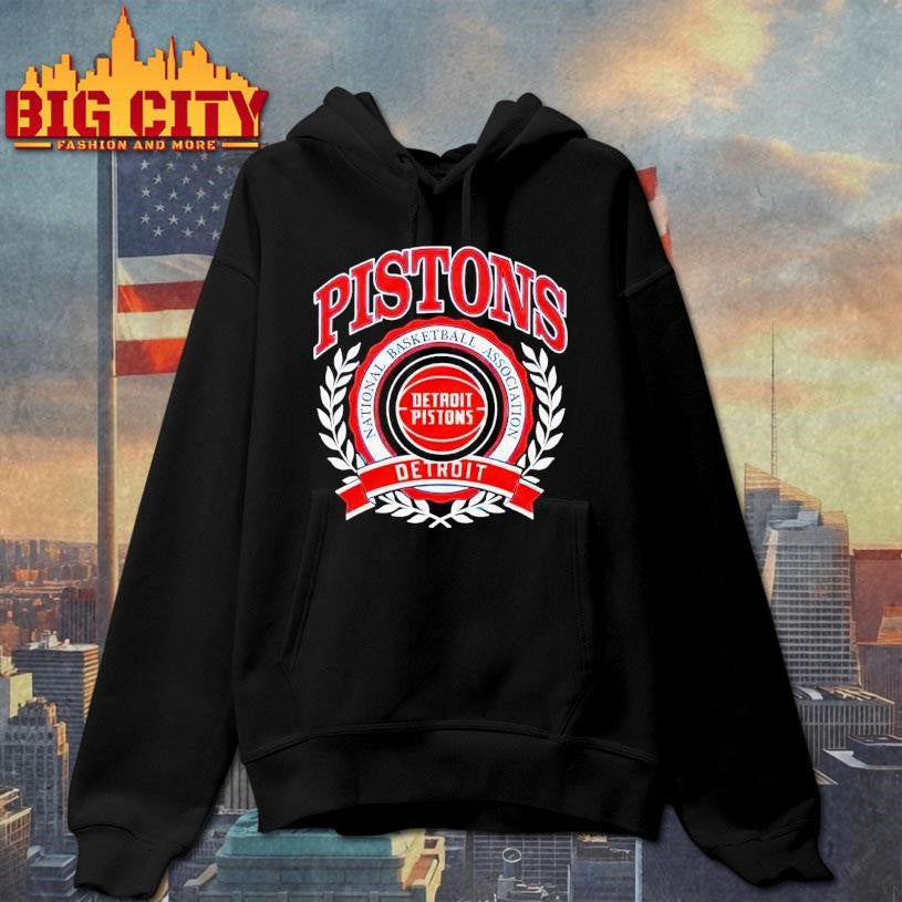 Naional Basketball Association Detroit Pistons Crest Logo Shirt