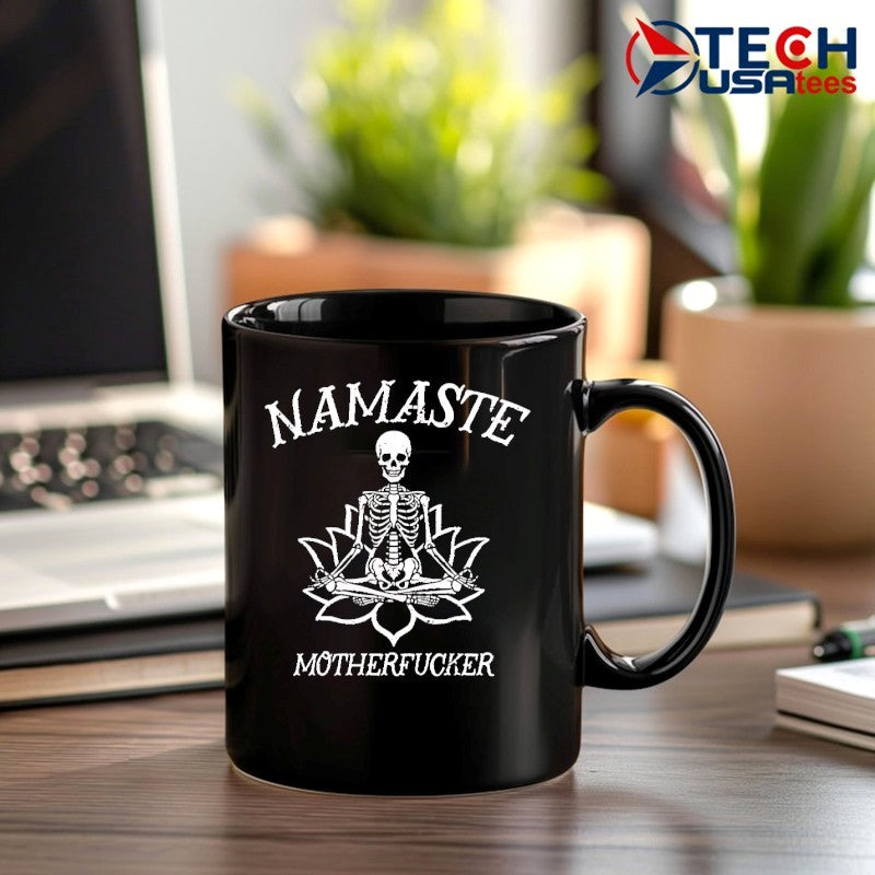 Namaste motherfcker skeleton shirt