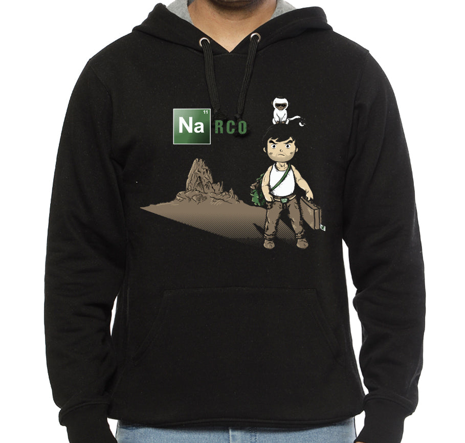 Narco Black Hoodie T-Shirts, Sweatshirt | PureTeeCo.com
