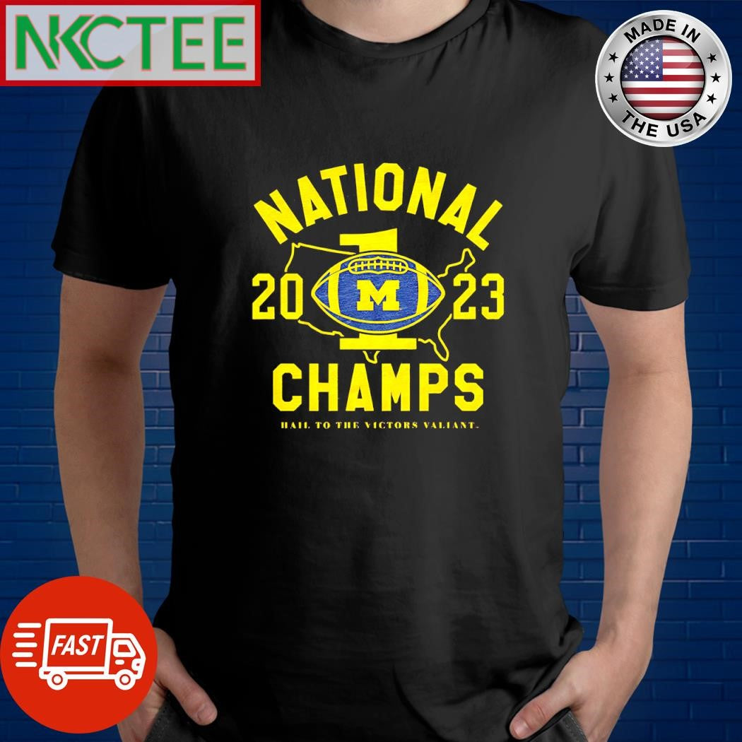National 2023 ball M 1 Champs hail to the victors valiant shirt