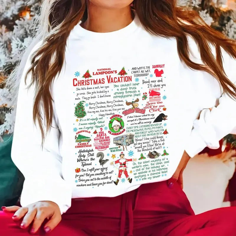 National Lampoon's Christmas Vacation Sweatshirt, Griswold Family Christmas Shirt, Christmas Movies Tee Shirt, Christmas...