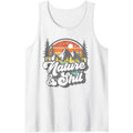 Nature and Shit Funny Hiking Camping Hiker Camper RV Gift Tank Top Made in USA T-Shirts, Hoodie, Sweatshirt | PureTeeCo.com