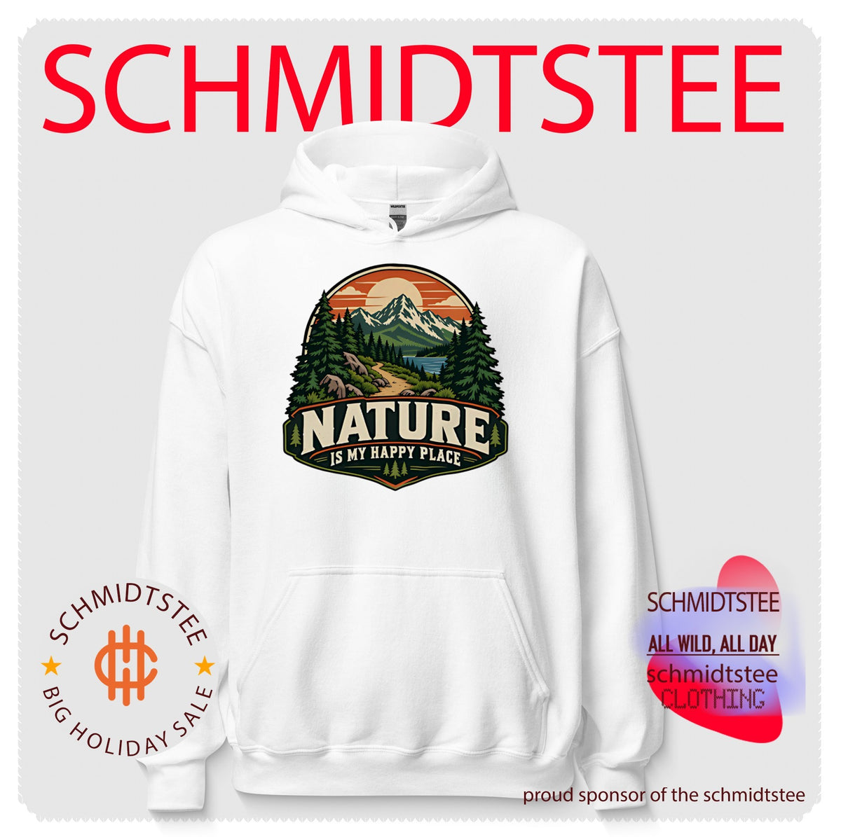 Nature is my happy place shirt