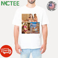 Navelless supermodel – the one with the best body among Victoria’s Secret angels Karolina Kurkova shirt