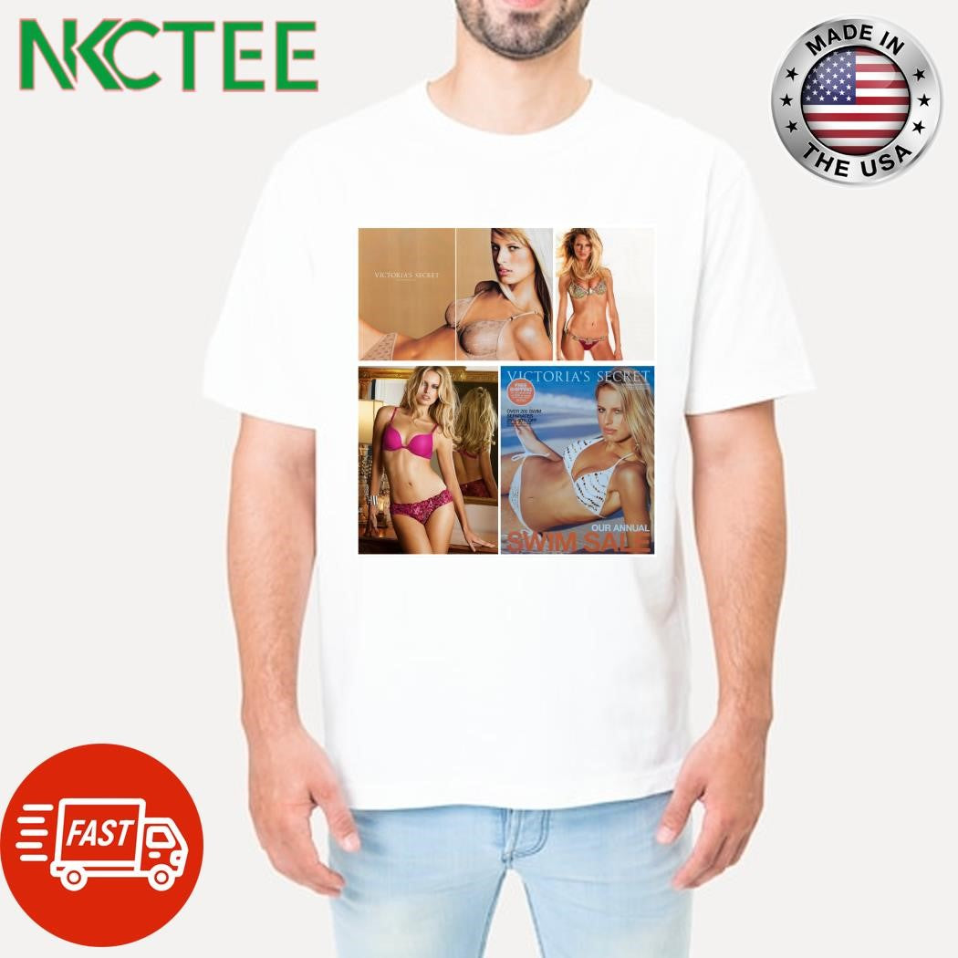 Navelless supermodel – the one with the best body among Victoria’s Secret angels Karolina Kurkova shirt