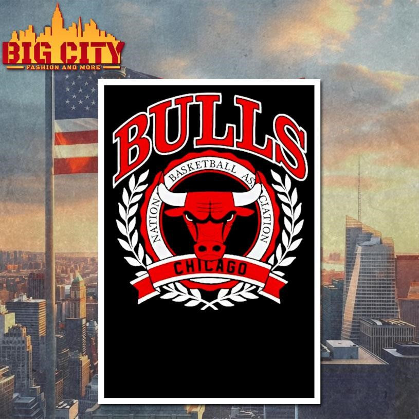 Nba Chicago Bulls Crest  2025 Shirt