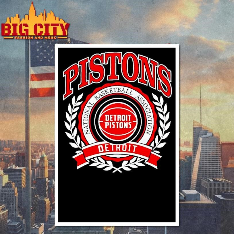Nba Detroit Pistons Crest 2025 Shirt