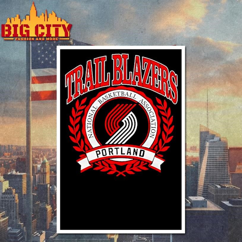 Nba Portland Trail Blazers Crest 2025 Shirt