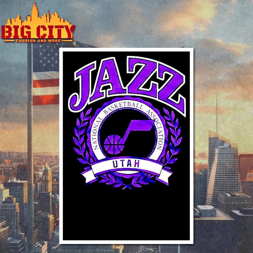 Nba Utah Jazz Crest 2025 Shirt
