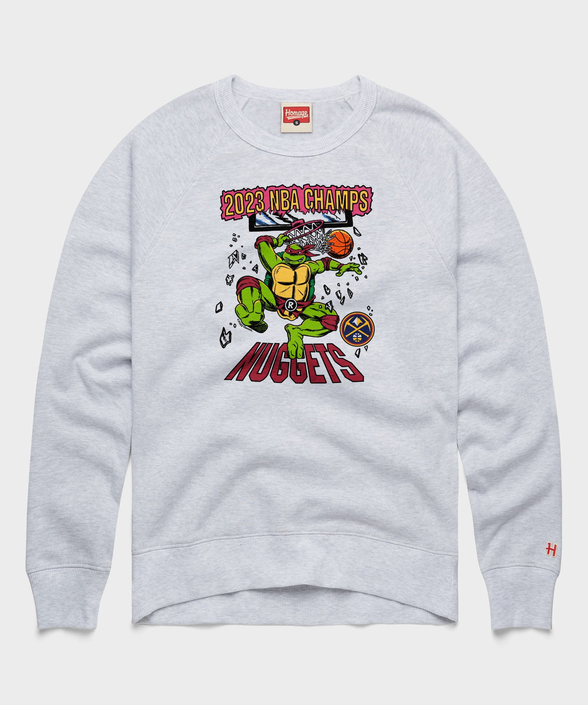 NBA x TMNT 2023 Champs Denver Nuggets Crewneck